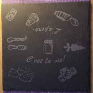 Planche charcuterie ardoise