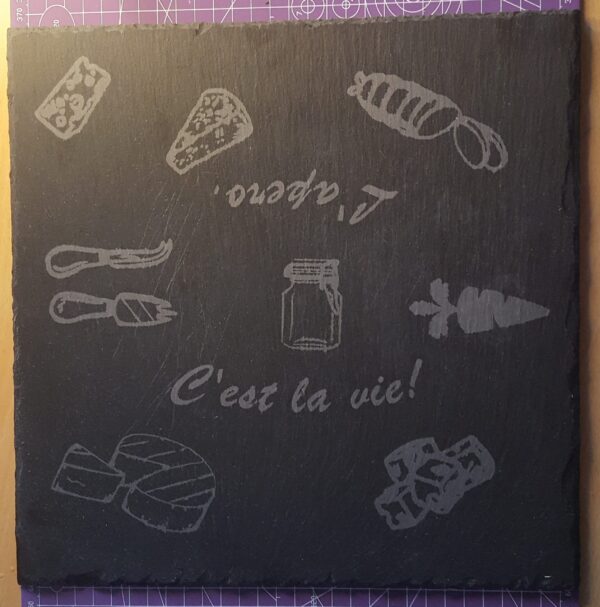 Planche charcuterie ardoise