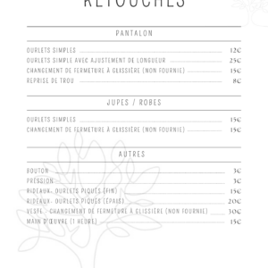 La Retouches textiles