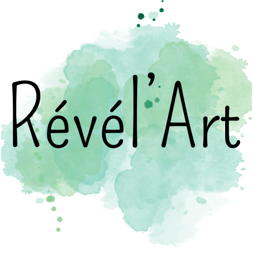 Logo pour annoncer les produits Révél'Art