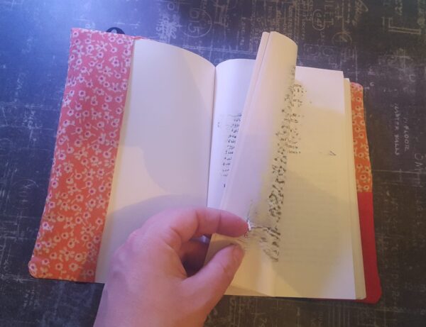Protège livre, pages tournantes 2