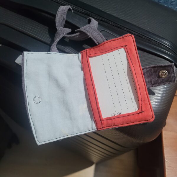 Étiquette à bagage en tissu – Image 2